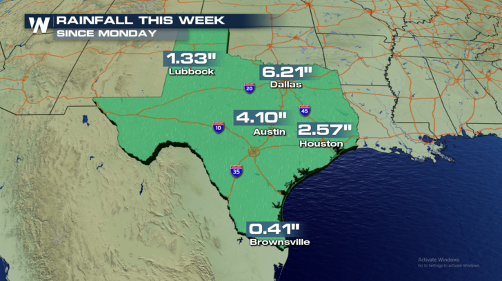 More Soaking Rain Heading To Texas!