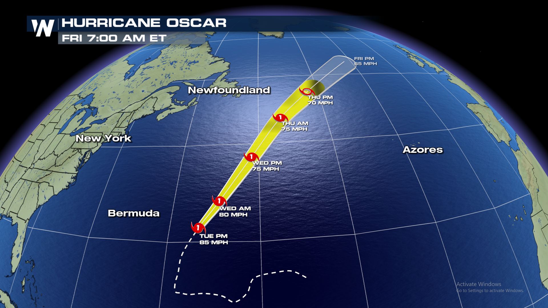 Hurricane Oscar Will Finally Move Away And Dissipate
