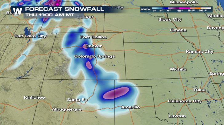 Snow for the Southwest!