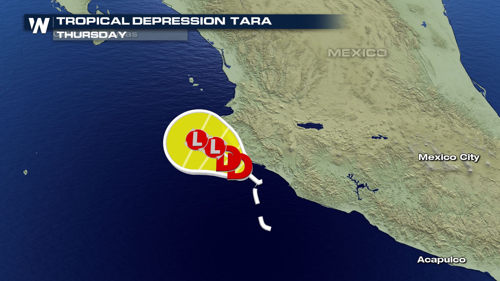 Weakening Tara Still Supplying Moisture to Texas