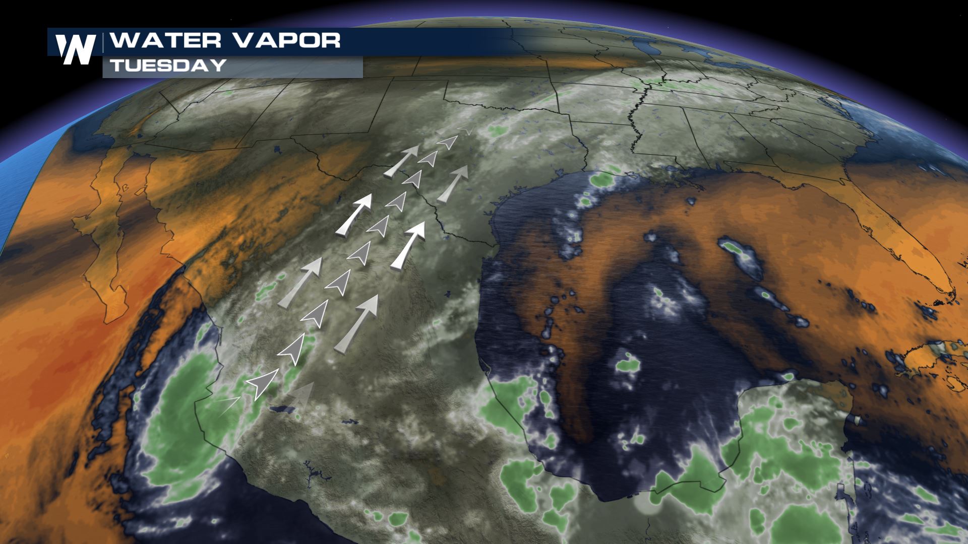 Weakening Tara Still Supplying Moisture to Texas