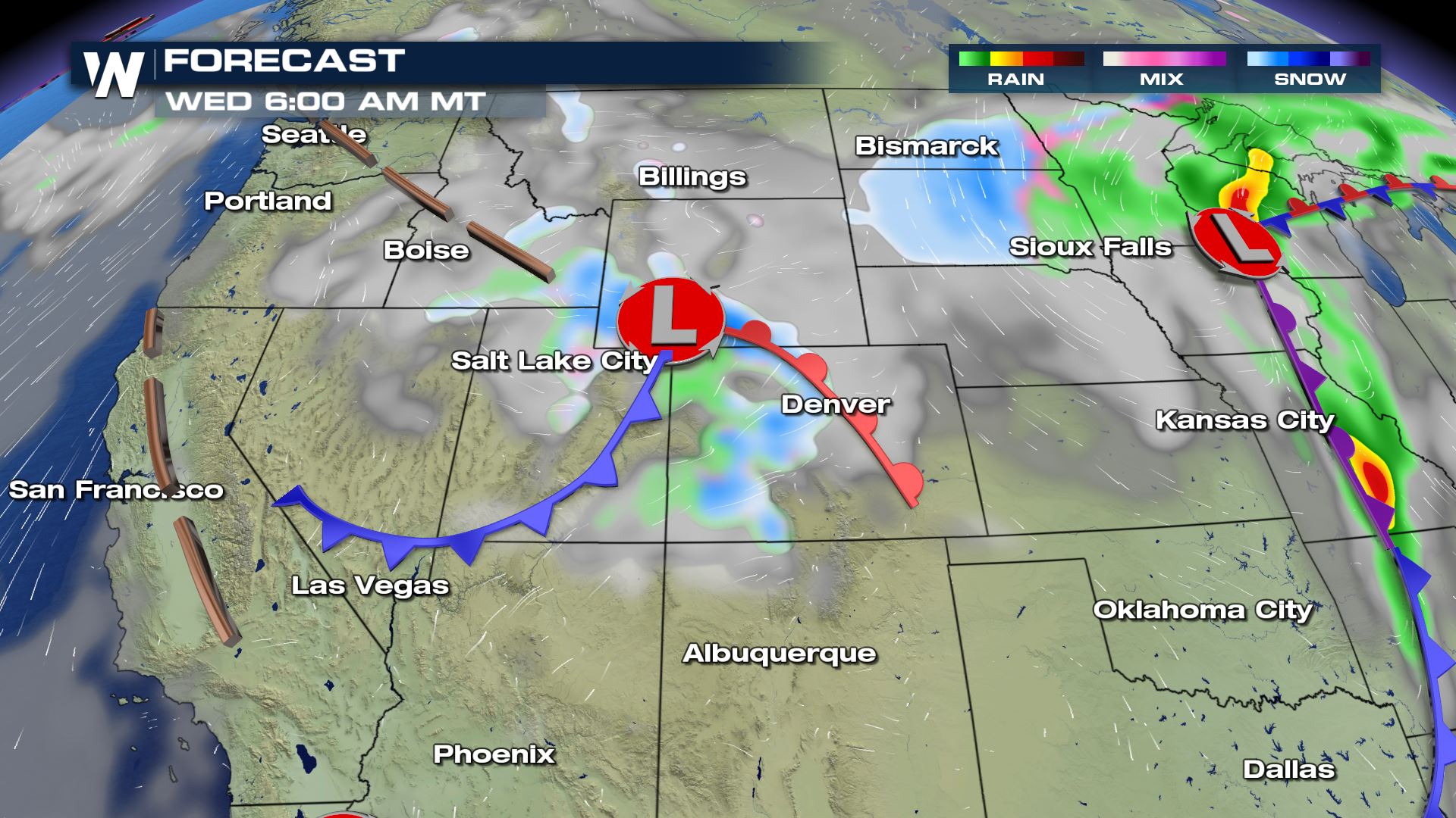 Winter Weather Continues Out West