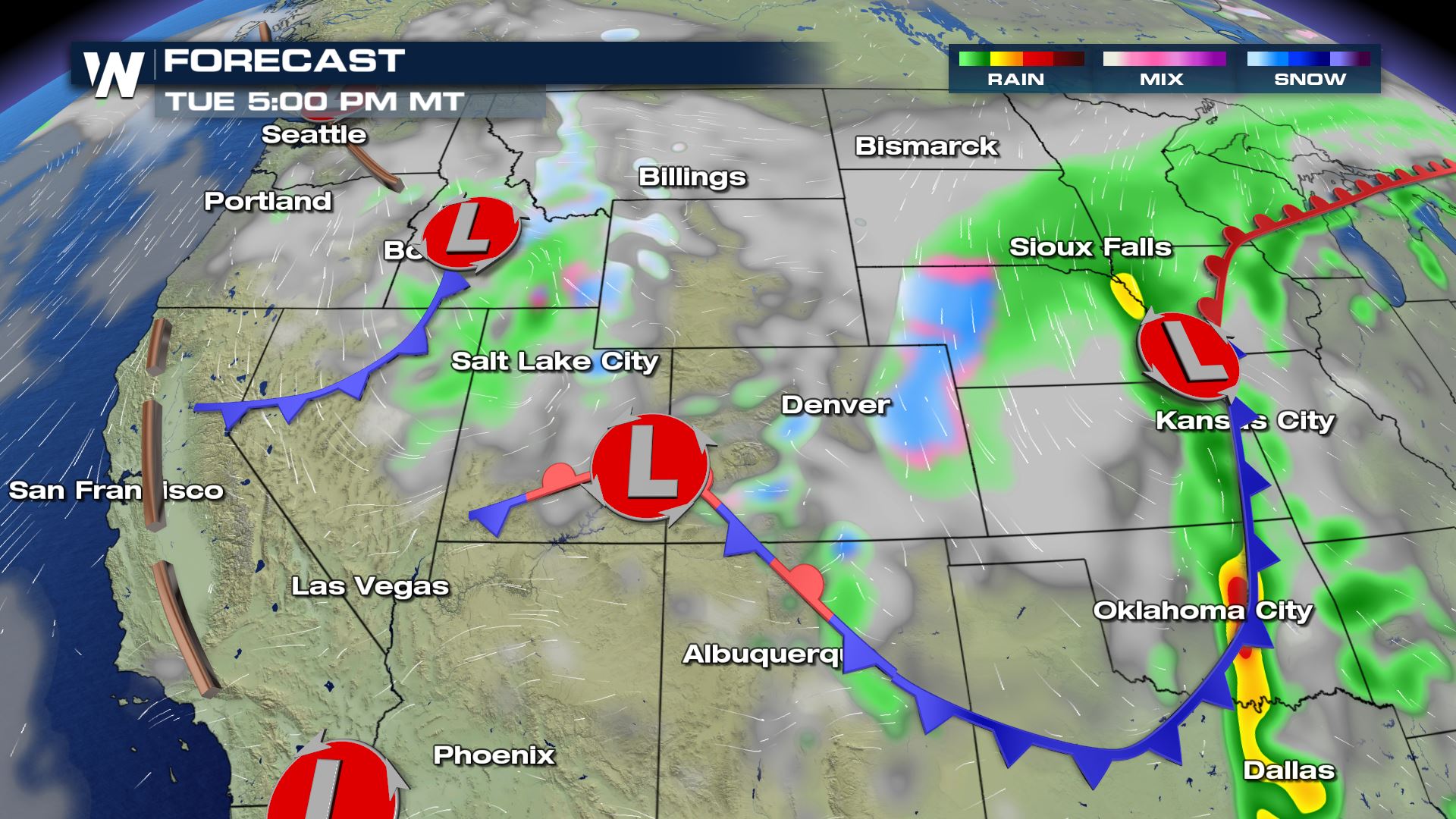 Winter Weather Continues Out West