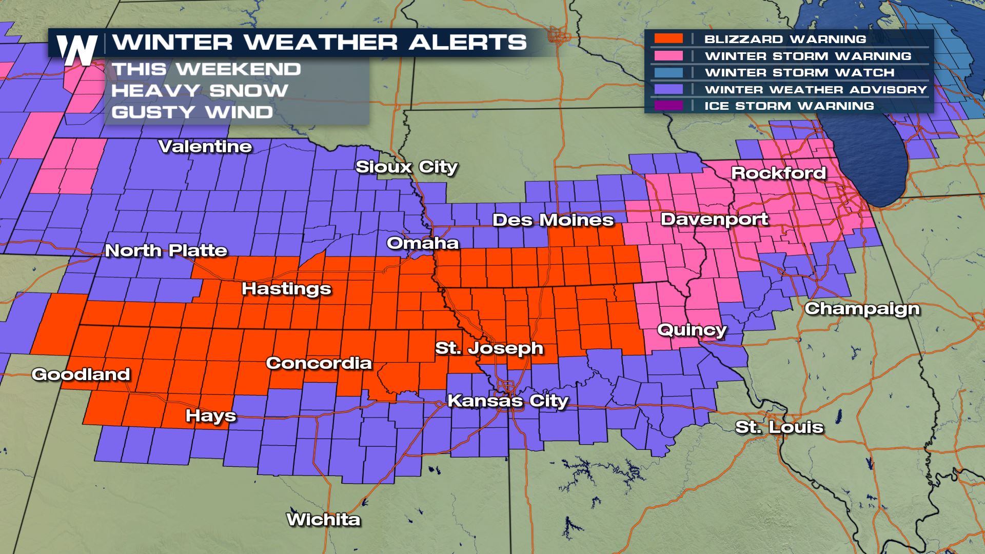 Blizzard Headed To The Midwest - WeatherNation