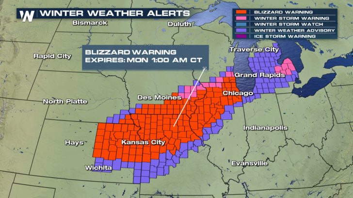 Blizzard Warnings Continue For The Midwest