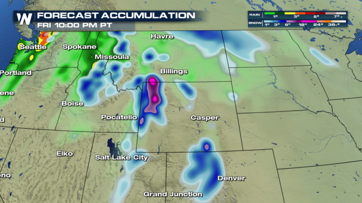 Northwest Stays Active With Rain And Snow