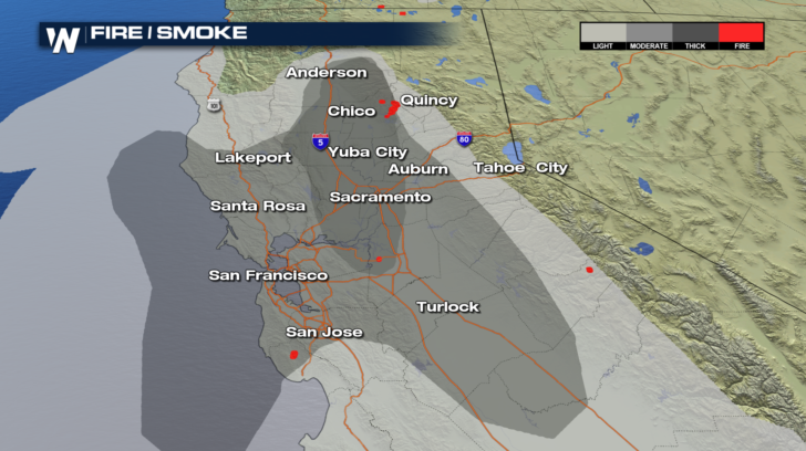 Fires Causing Poor Air Quality In California