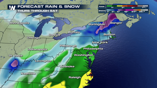 Another Round of Rain and Snow for the Northeast - WeatherNation