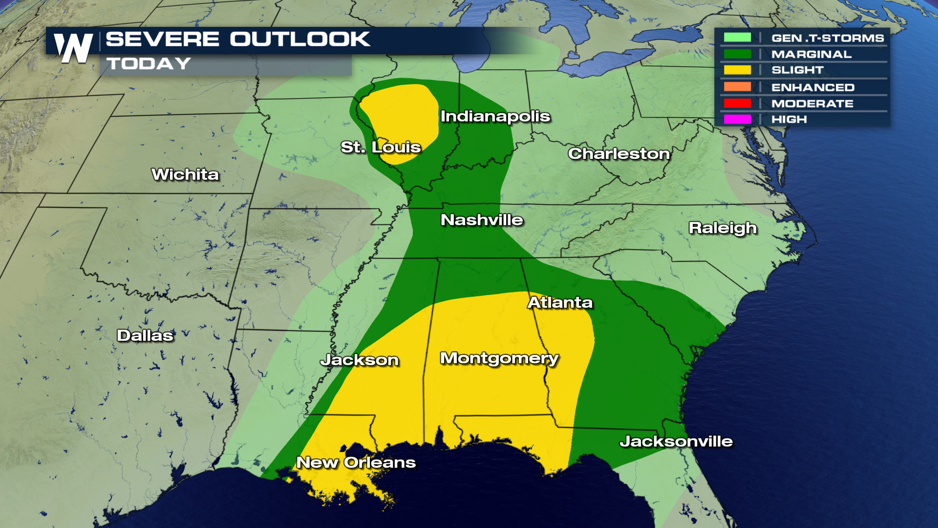 Severe Weather Threat Continues In The Eastern U.S. - WeatherNation