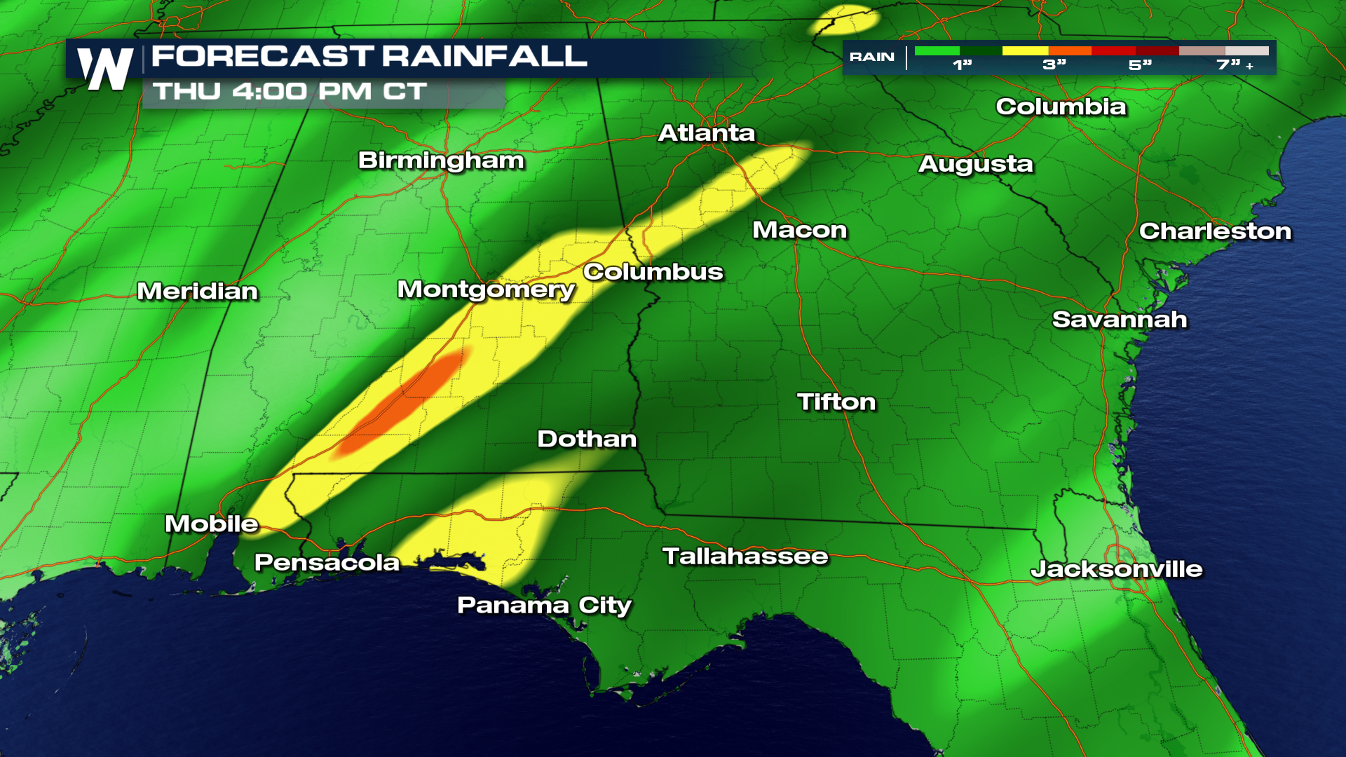 More Rain And Cooler Temps For The Southeast! - WeatherNation