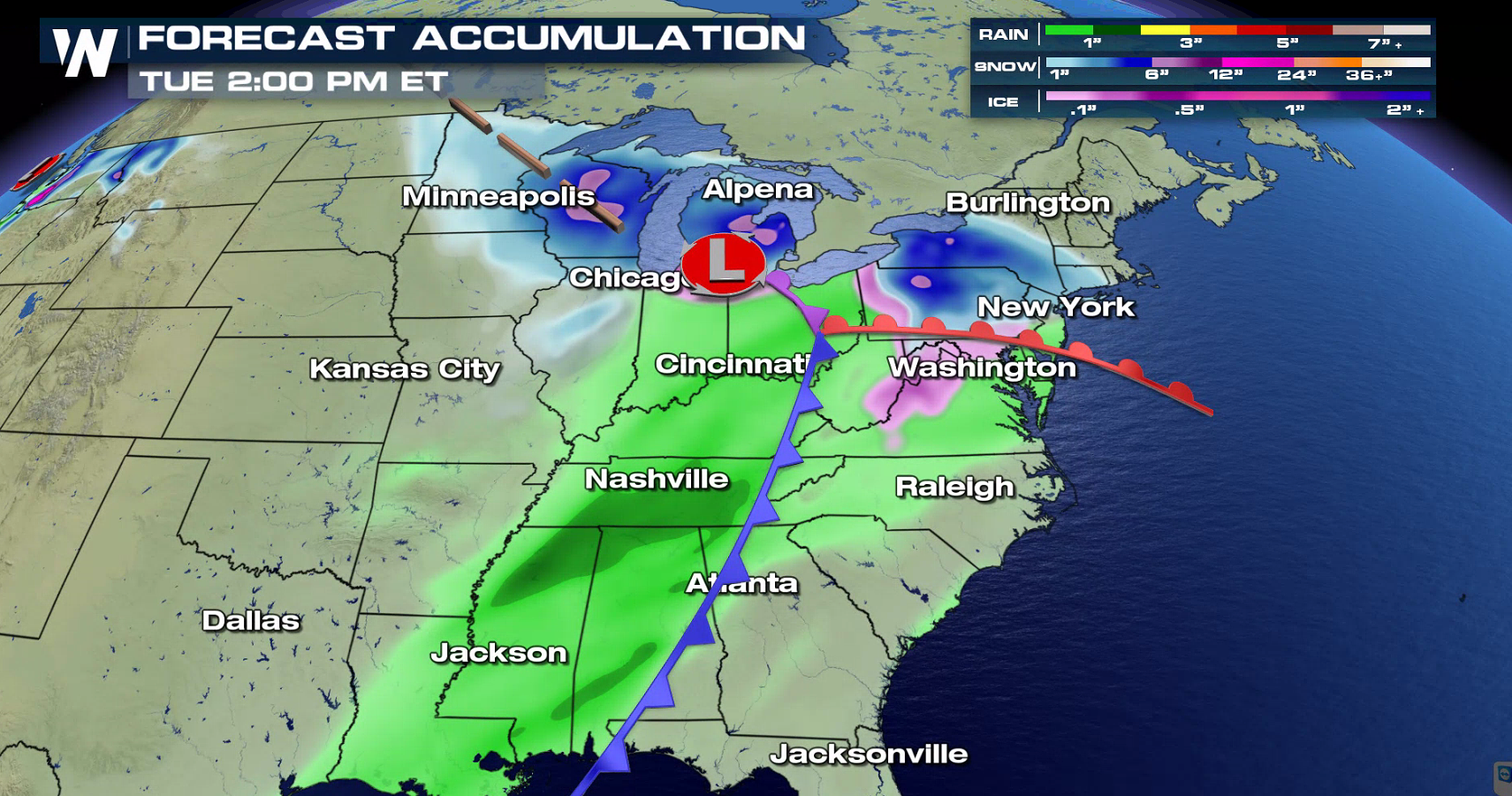 Another Storm To Impact the Central U.S. With Snow and Ice - WeatherNation