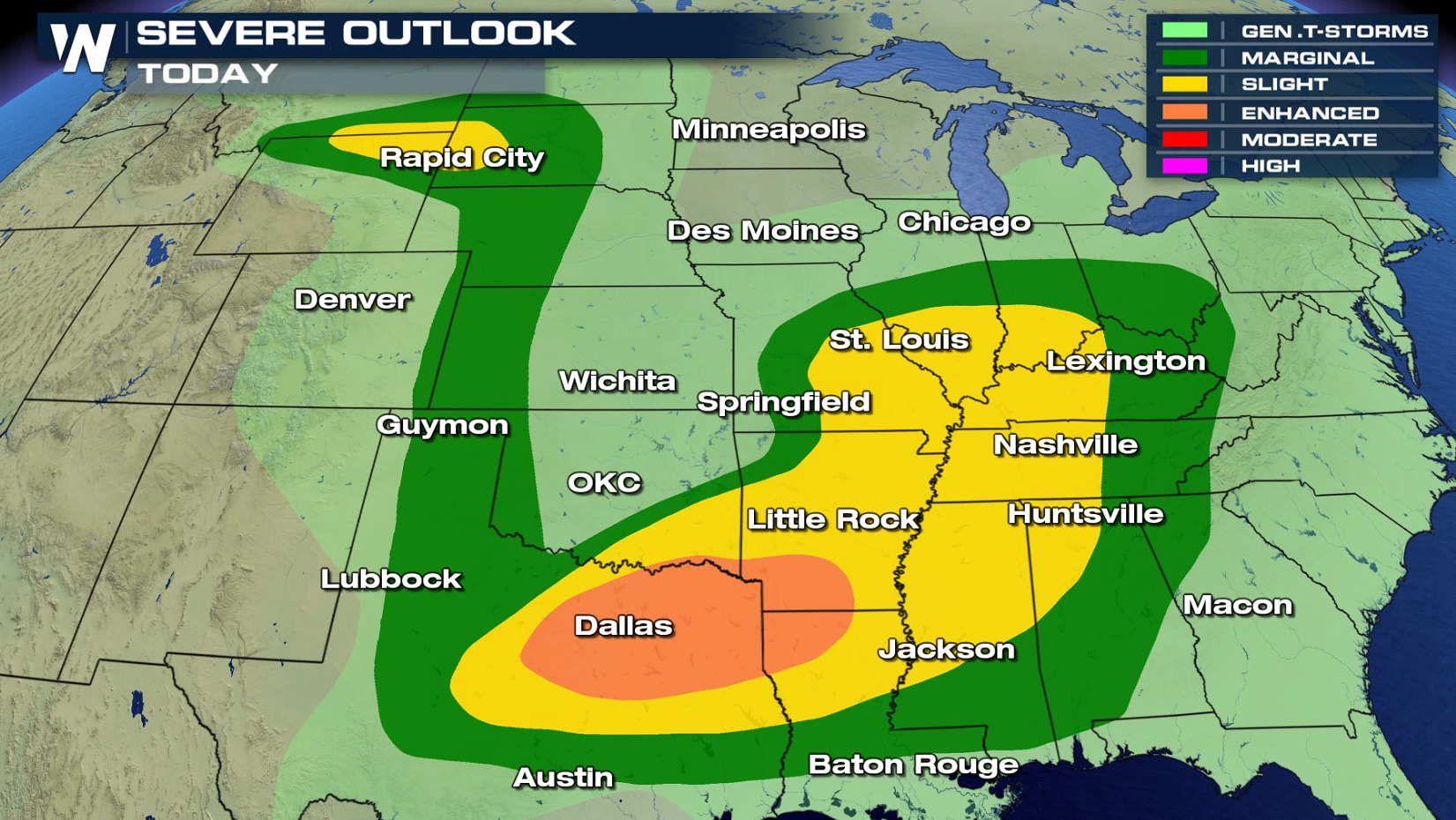 Severe Weather Possible in the Plains and Mississippi Valley ...