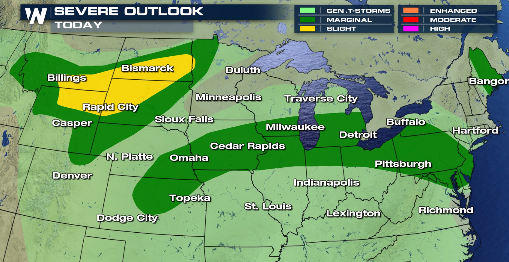 Severe Storms Possible in the Northern Plains and Ohio Valley ...