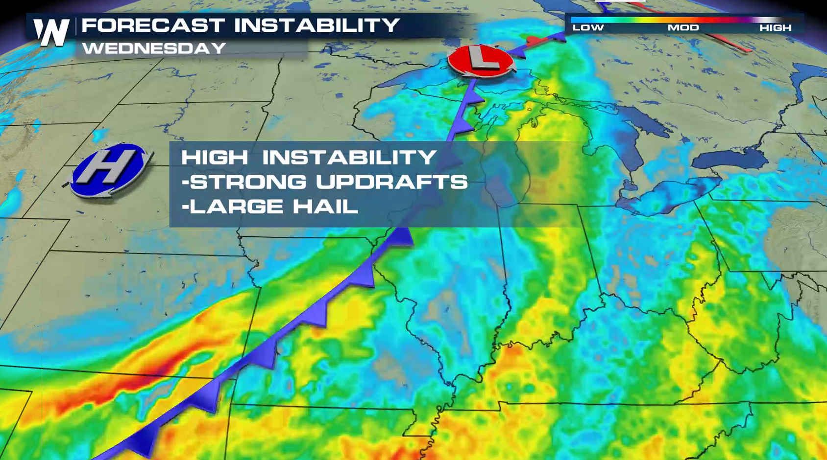 Severe Storms for the Northern Plains and Great Lakes into Wednesday ...