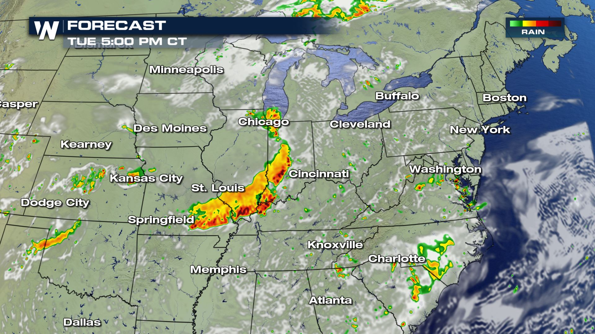 Tuesday Severe Weather Update Weathernation