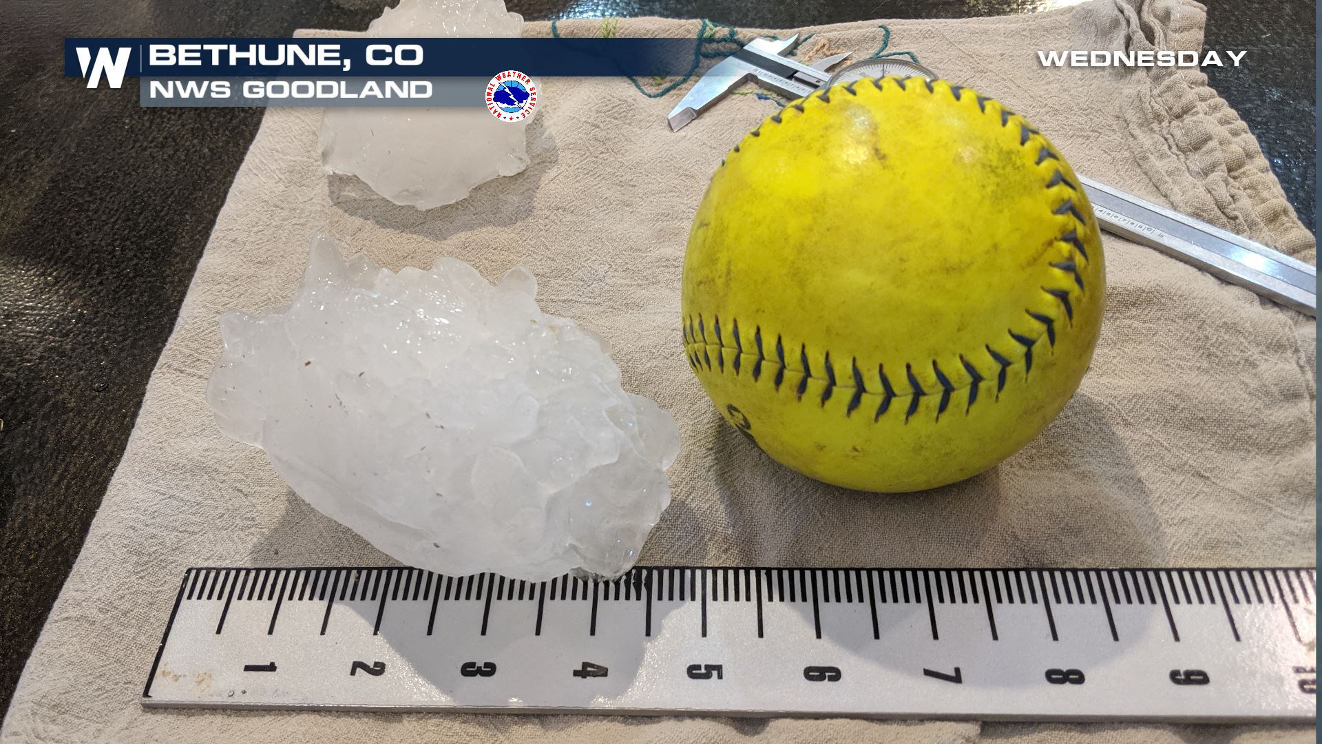 Preliminary State Record For Largest Hail In Colorado Weathernation 5021