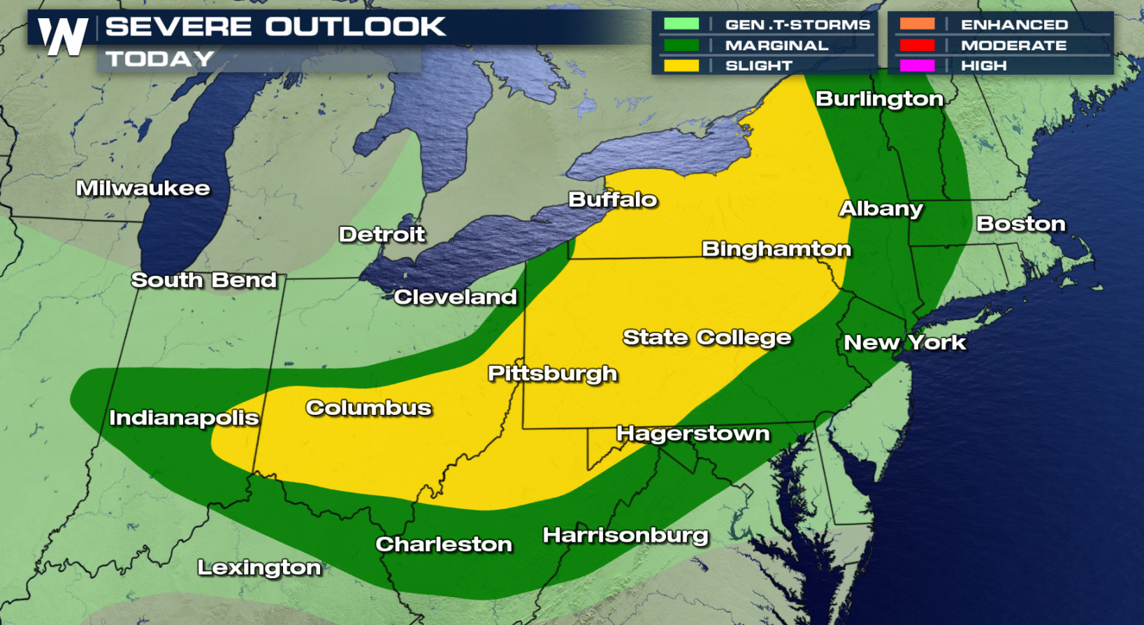 Severe Storms for the Northeast and Ohio Valley - WeatherNation