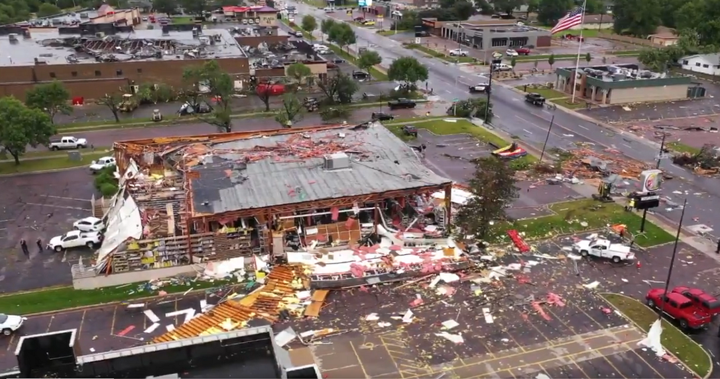 Cleanup Underway after Tornadoes and 100 mph Winds Hit Sioux Falls