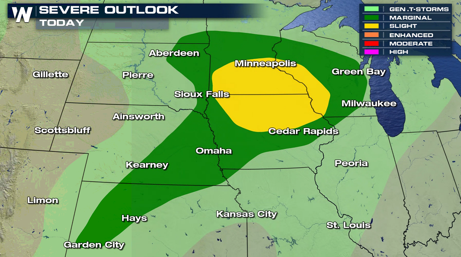 Threat for Severe Storms in the Upper Midwest - WeatherNation