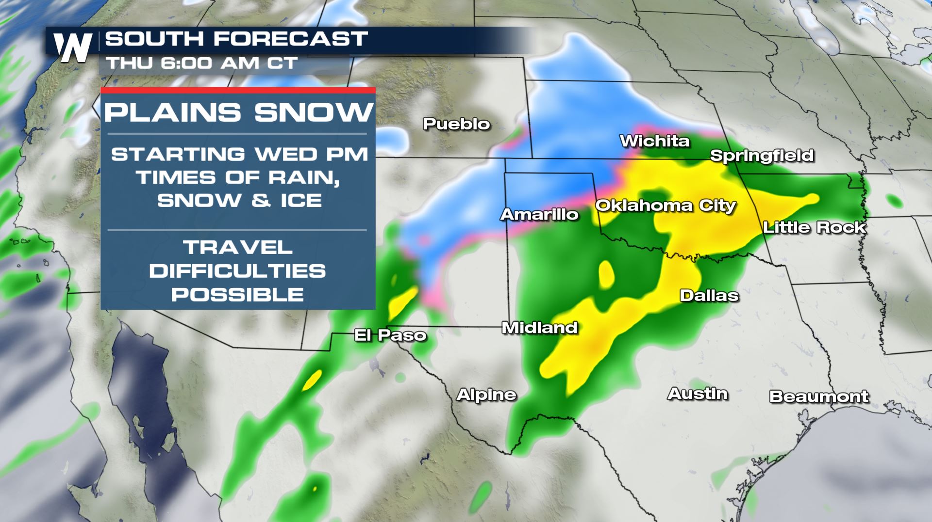 Thanksgiving Storm For The Southern Plains - WeatherNation