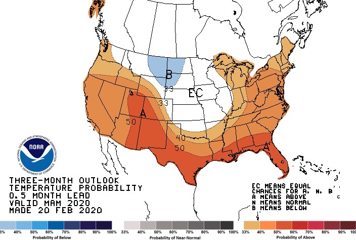NOAA Spring Outlook Leans Towards Warmth and Wet Weather - WeatherNation