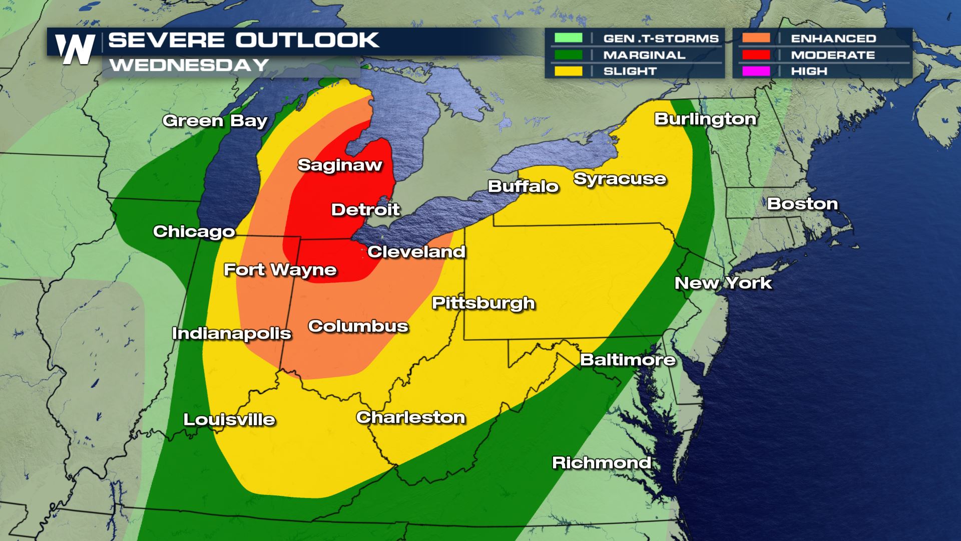 Midwest, Northeast Severe Threat Continues - WeatherNation