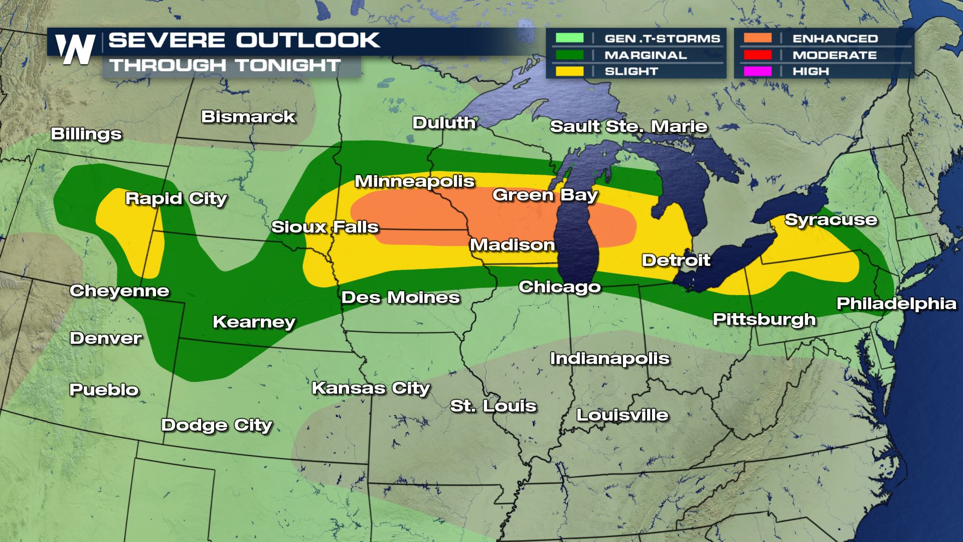 Severe Storm Threat Continues Across Plains and Midwest Tuesday ...
