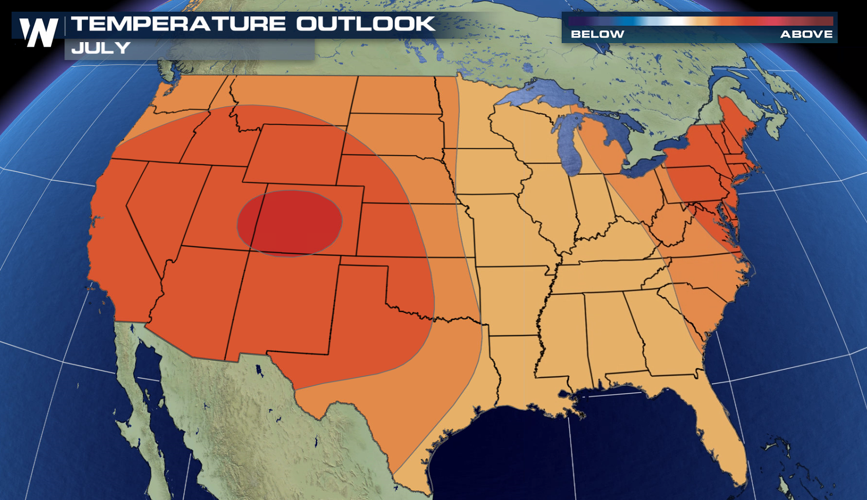 Lots of Summertime Heat in the July Outlook - WeatherNation