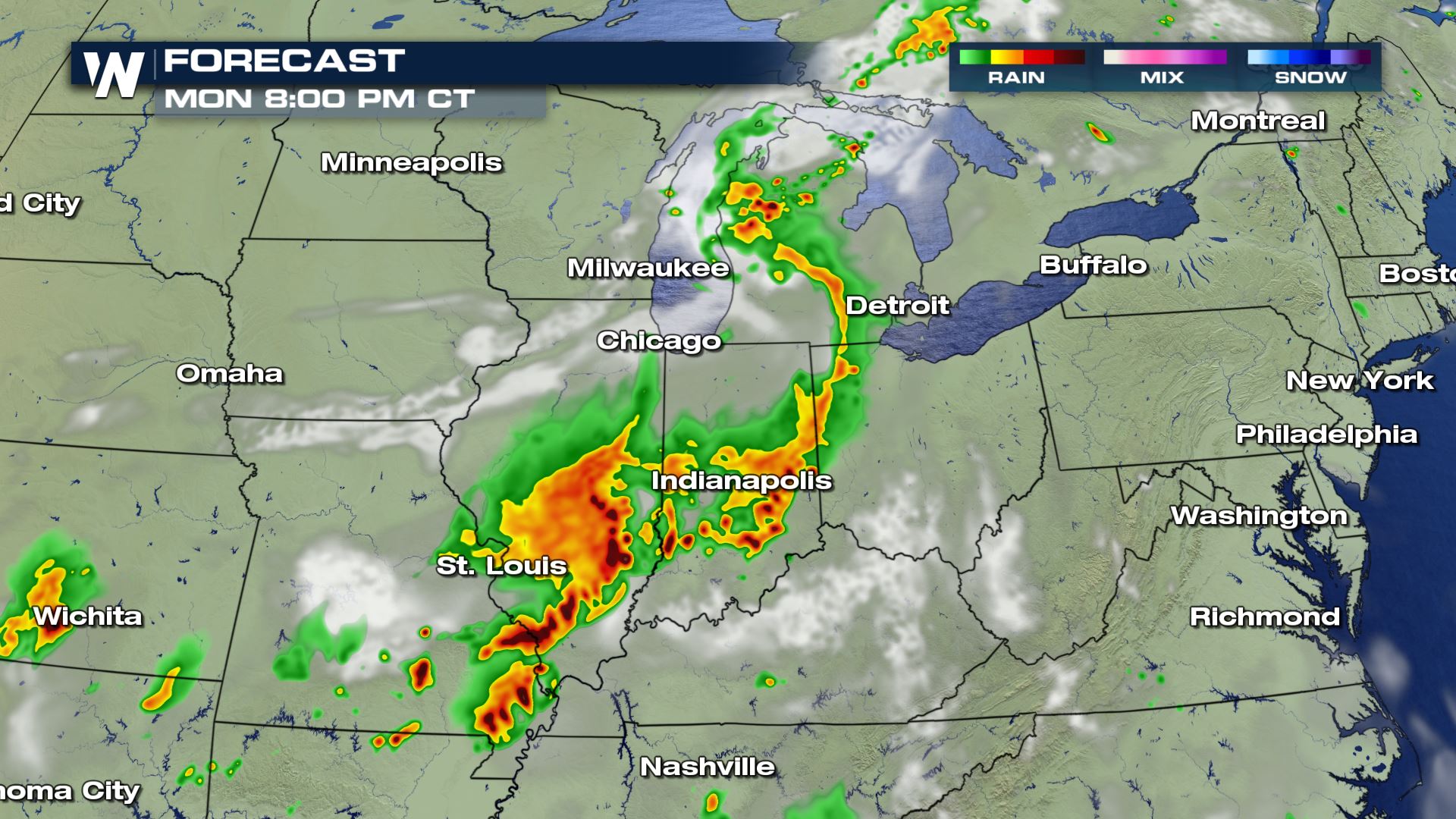 Monday Derecho Event and Overnight Outlook - WeatherNation