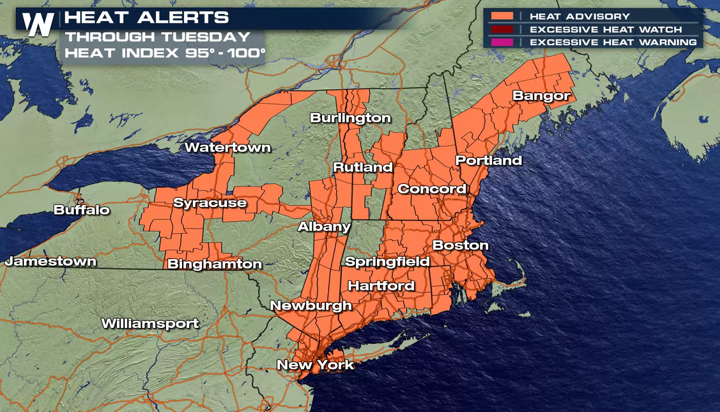 Hot in the Northeast with the Threat for Severe Storms - WeatherNation