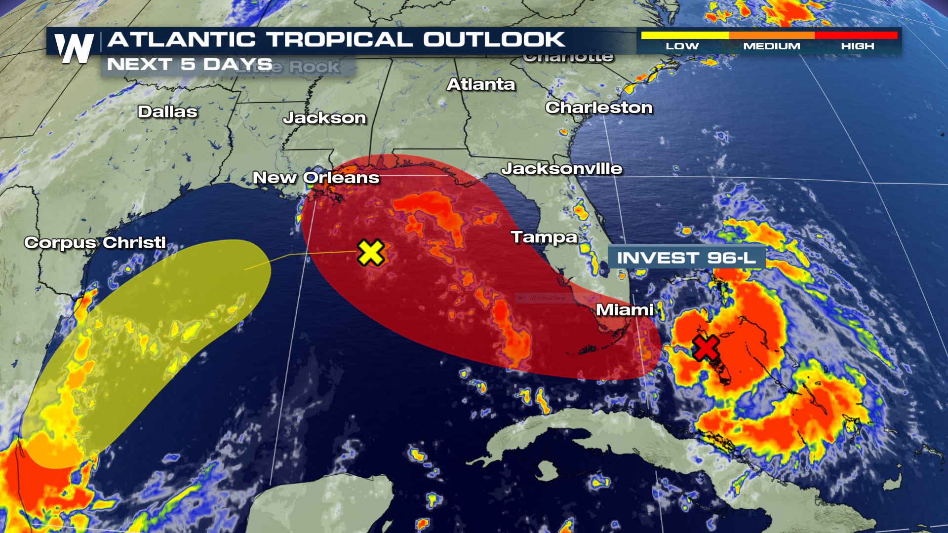 Tropical wave expected to strengthen this weekend in the Gulf ...
