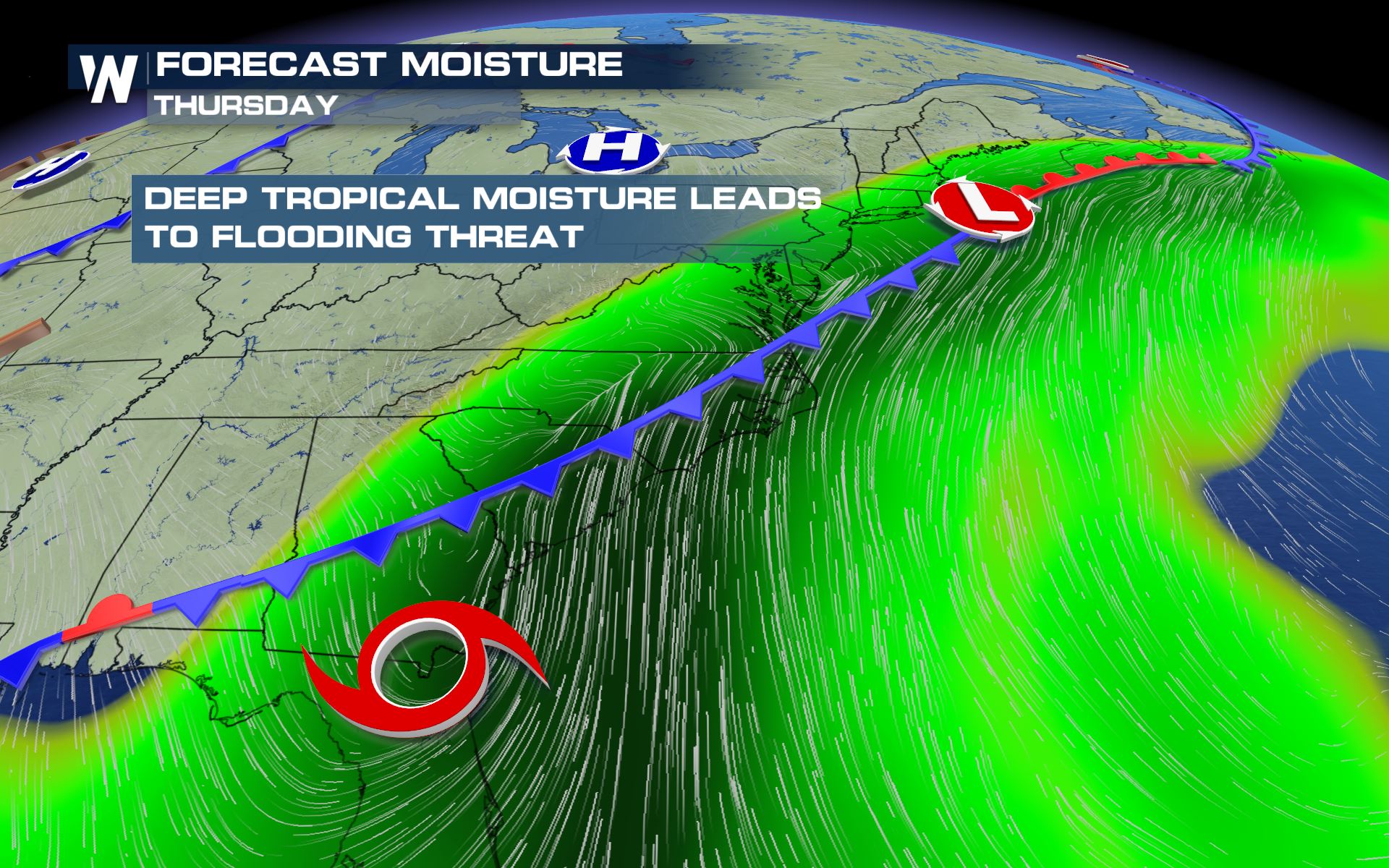 Flooding & Severe Threat Targets the Carolinas through Thursday ...