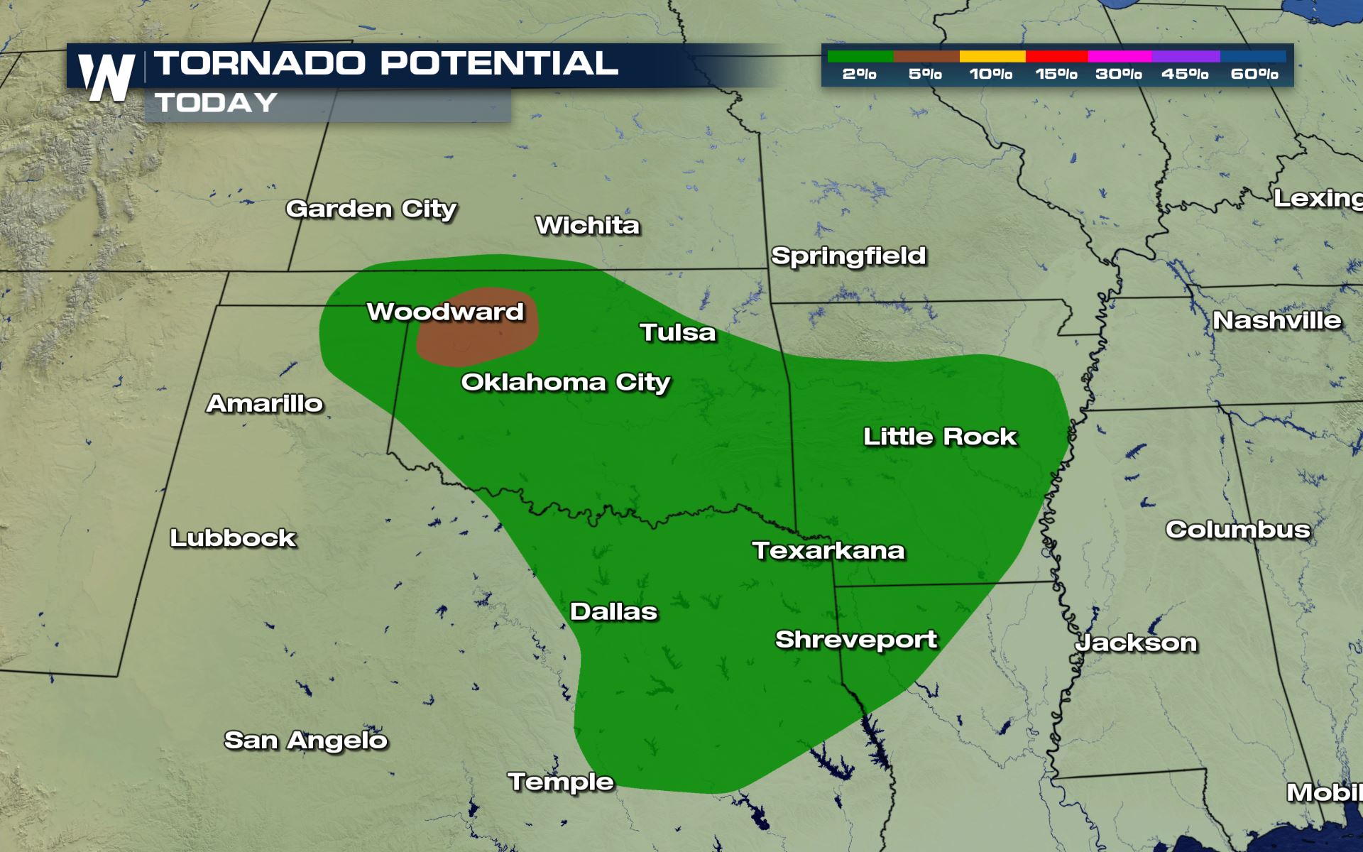 Severe Weather Threat in the Southern Plains - WeatherNation