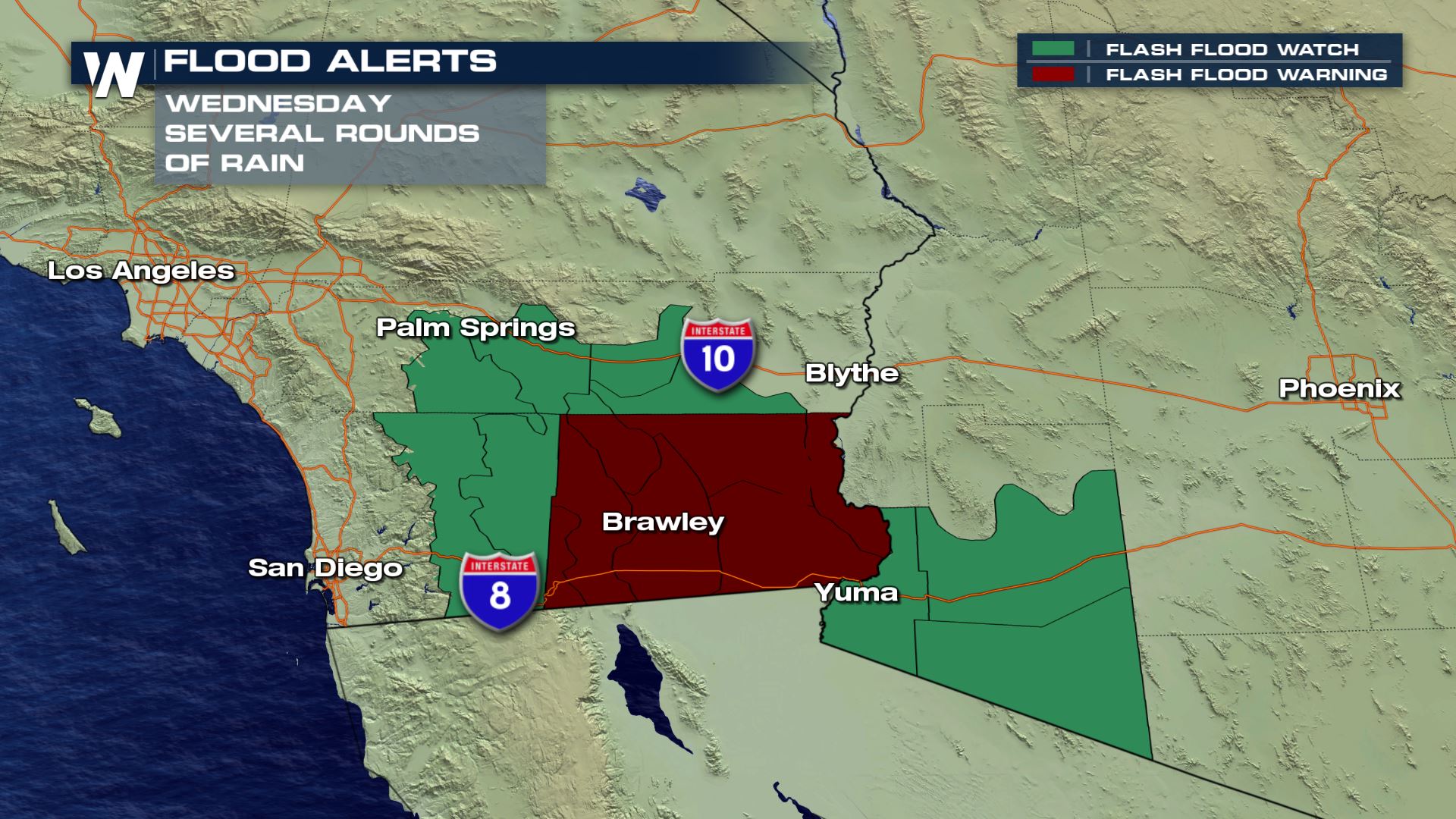 More Rain for the Desert Southwest - WeatherNation