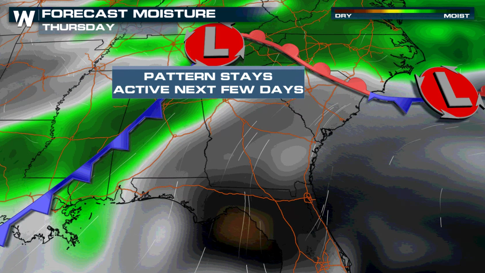 Rain and Storm Chances Continue Along the Gulf Coast - WeatherNation