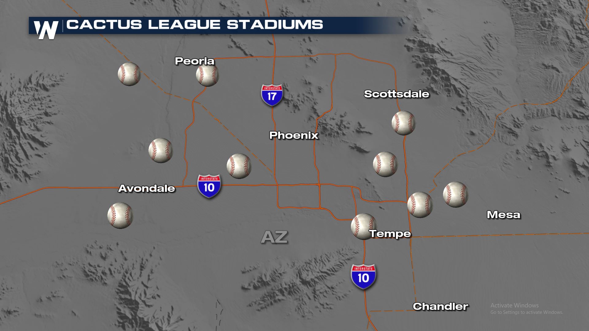 Spring Training Forecasts in Arizona and Florida - WeatherNation