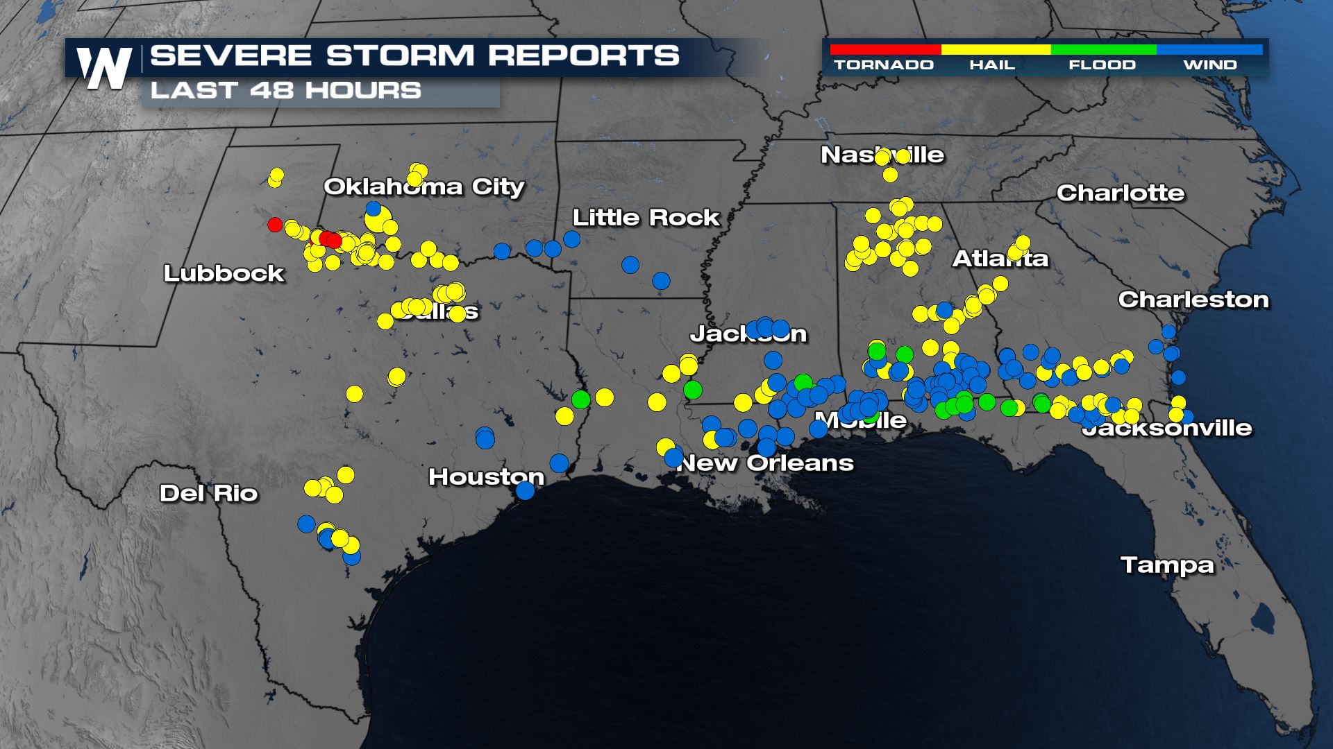 Widespread Weekend Severe Weather Impacted the South - WeatherNation