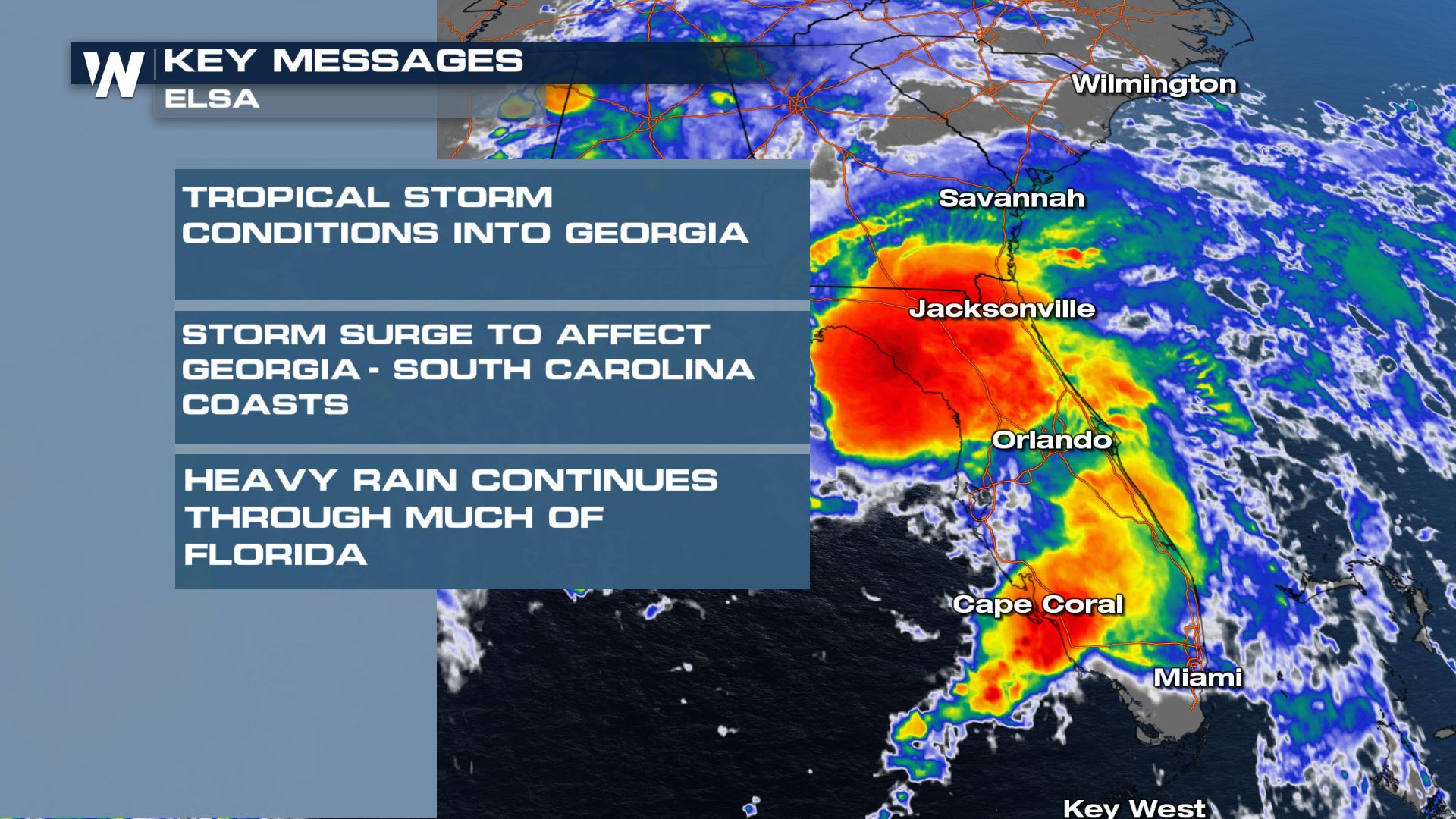 Tropical Storm Elsa Landfall + Recap WeatherNation
