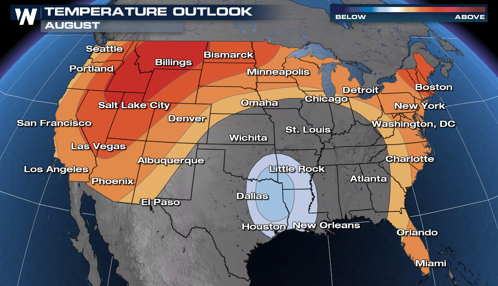 August Outlook - More Heat Ahead - WeatherNation