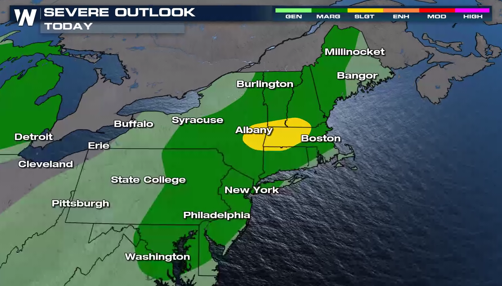 Isolated Severe Storms in the Northeast - WeatherNation
