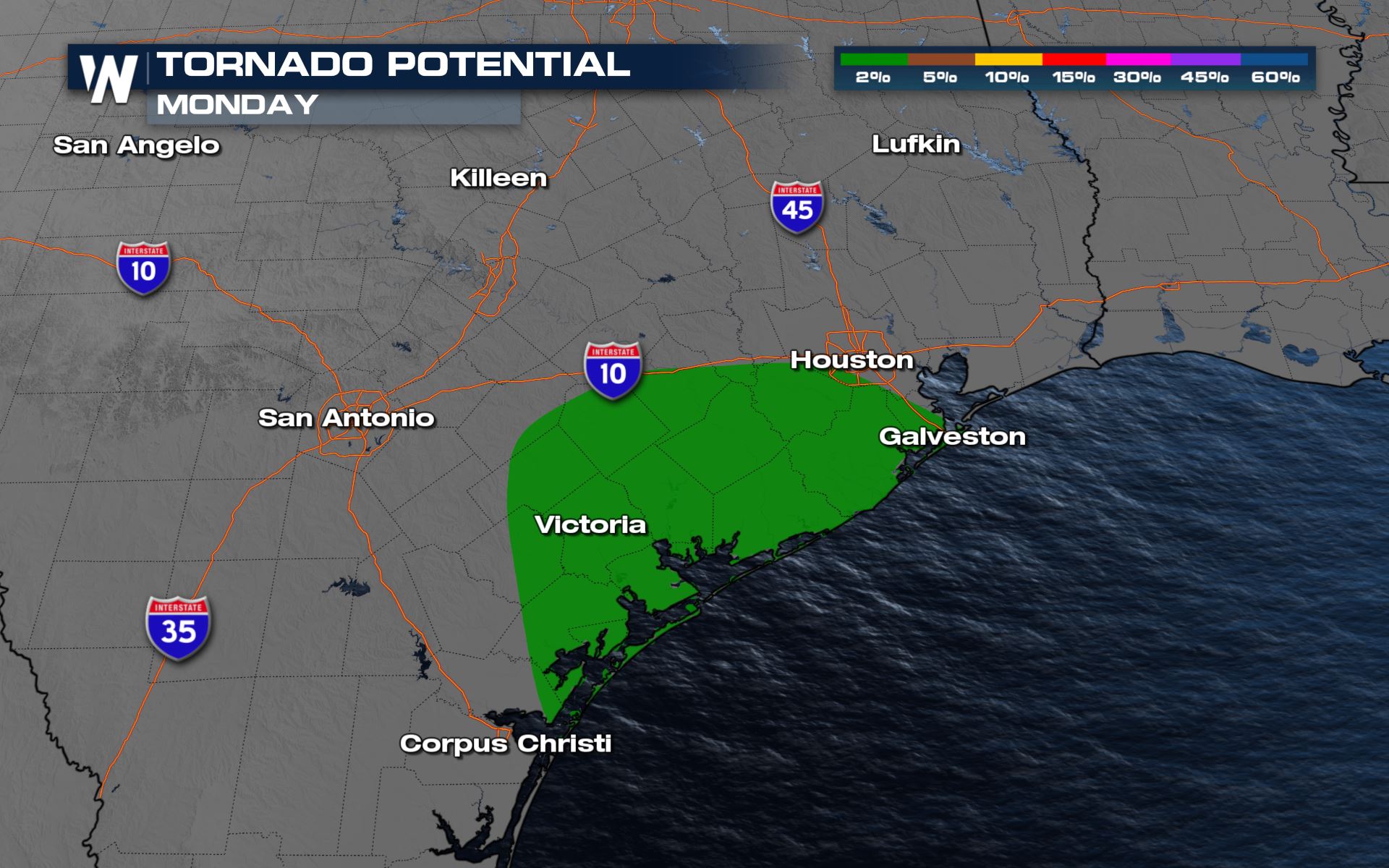 Heavy Rain, Severe Storms for Texas Monday - WeatherNation