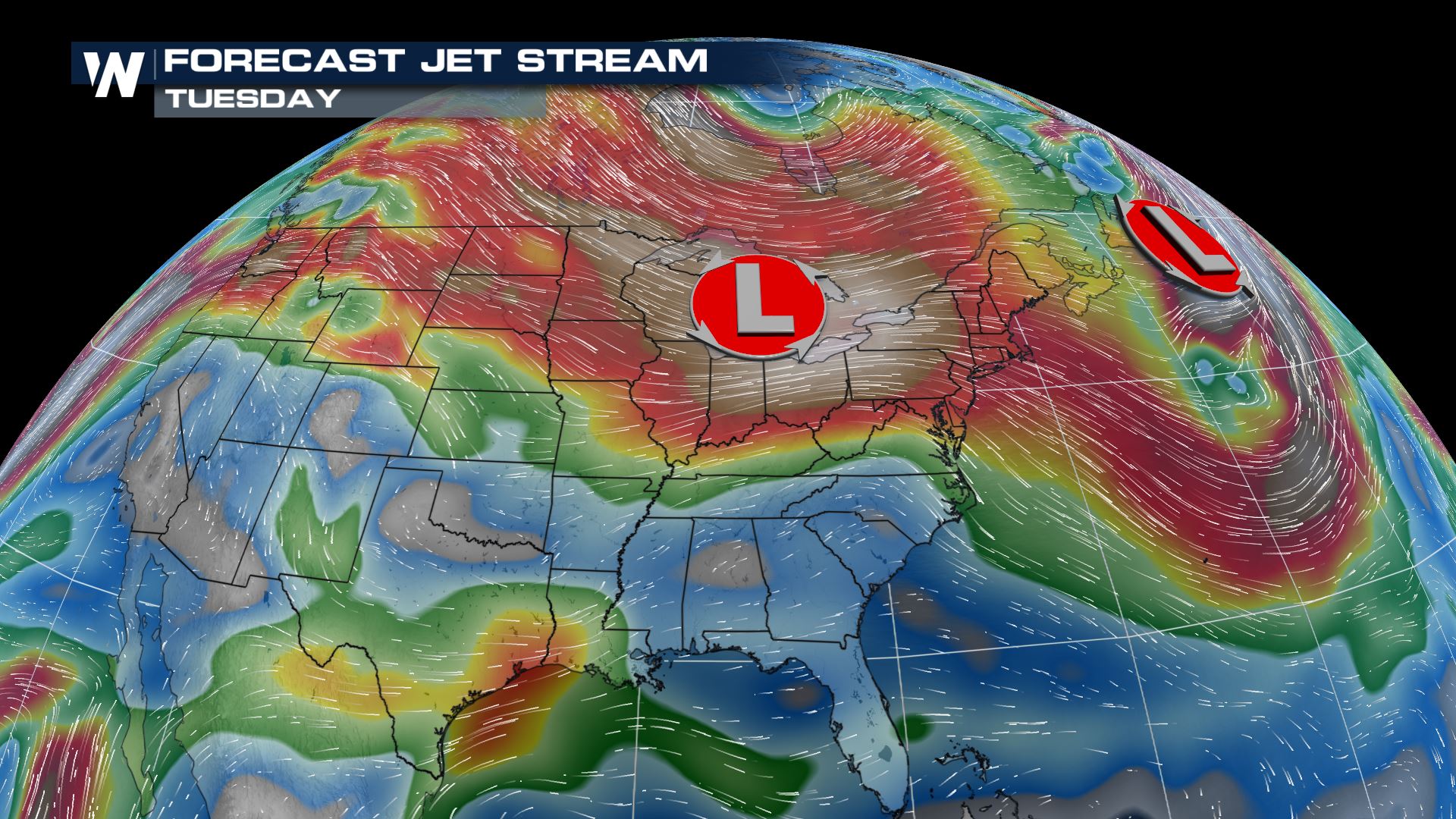 Merry-Go-Round Of Low Pressures Bring Precipitation - WeatherNation