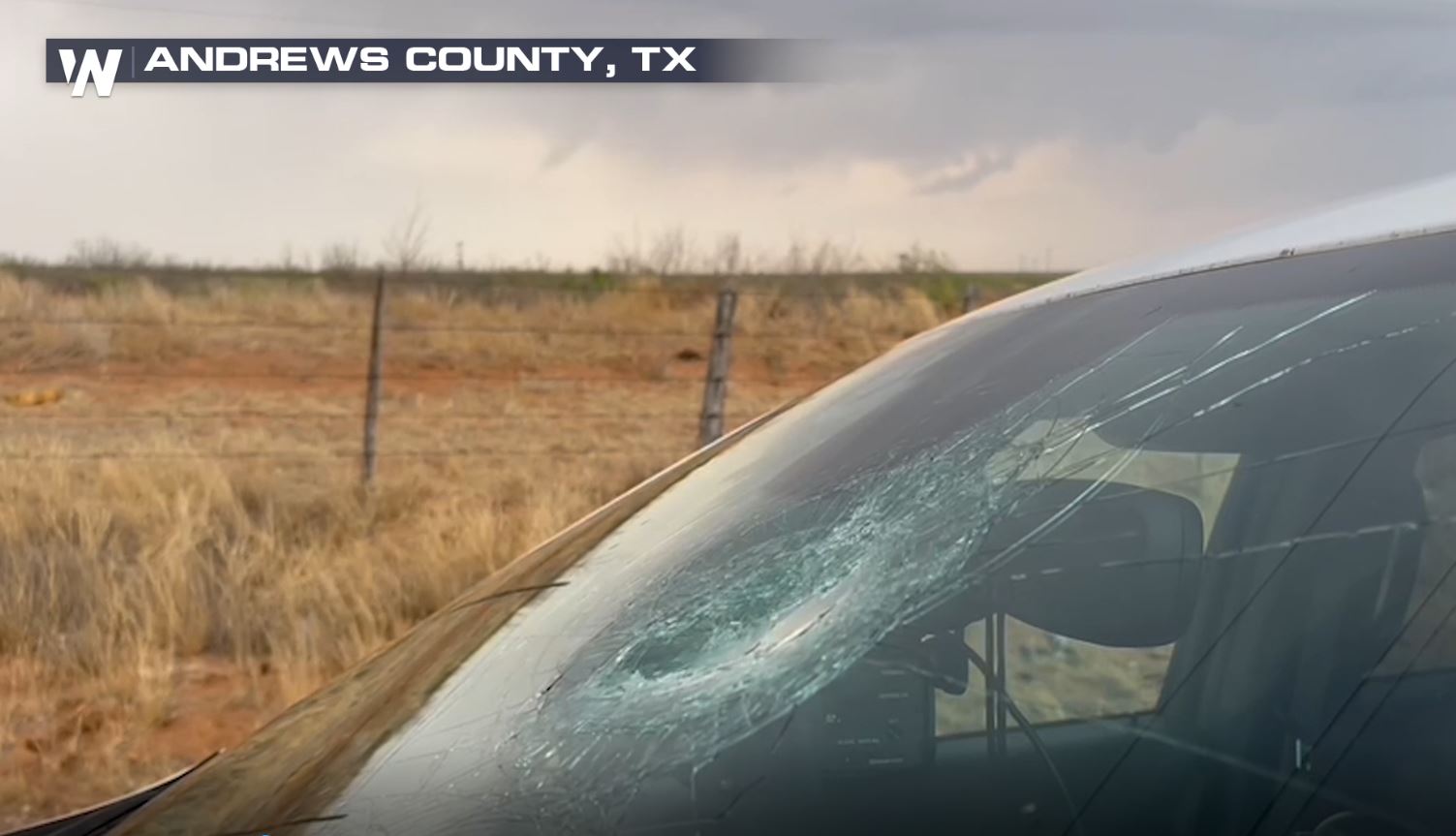 Dry Line Storms Bring 4" Hail Threat for Texas - WeatherNation