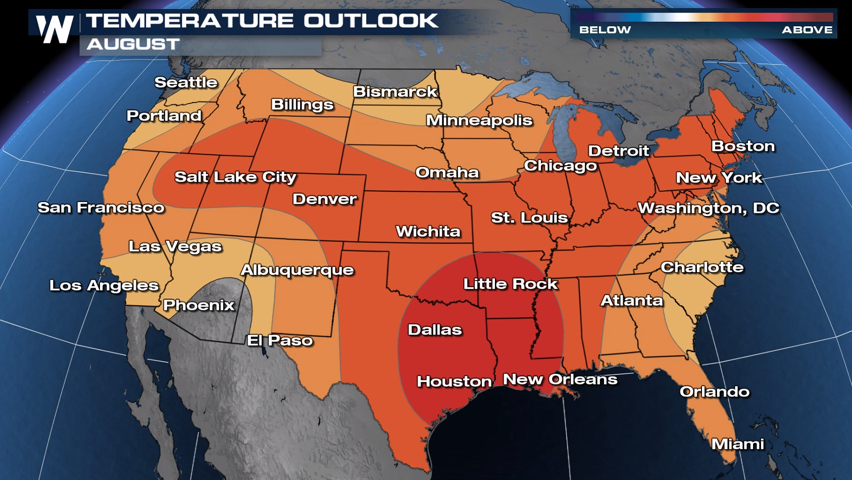 More Heat Expected in August - WeatherNation