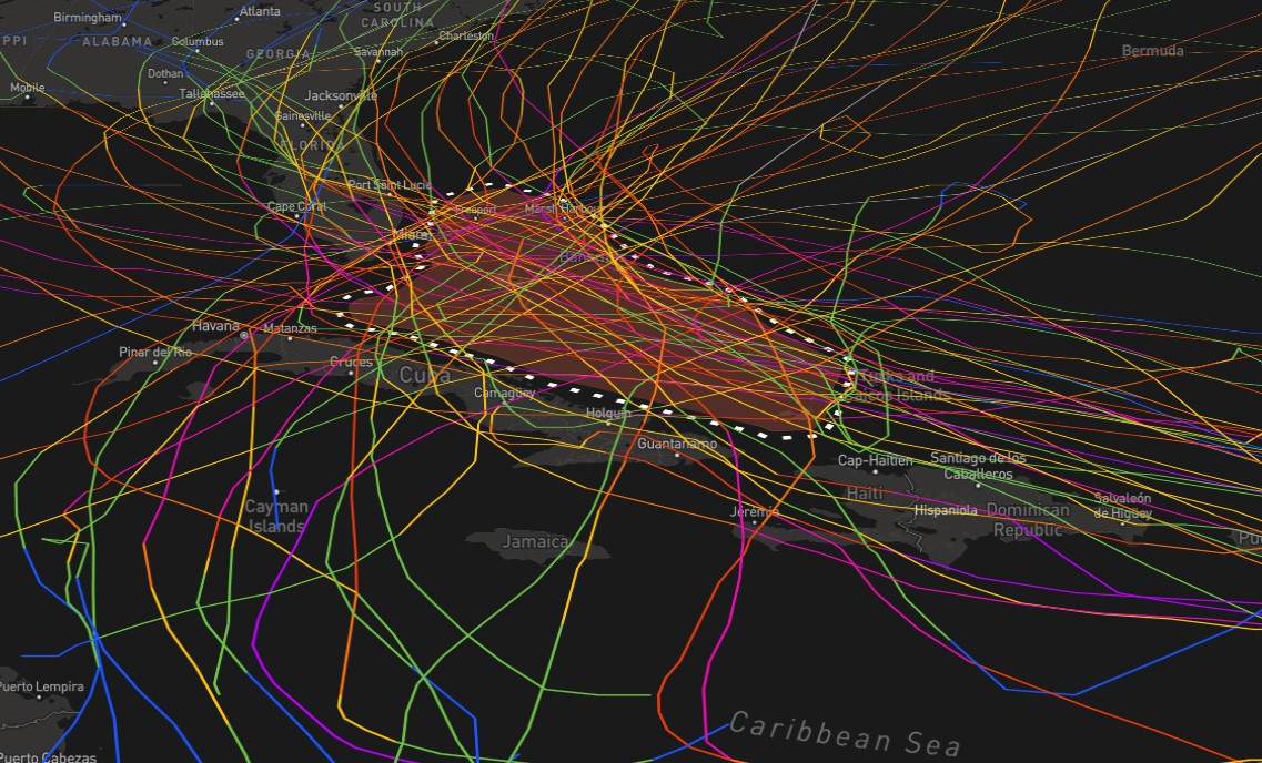 Twenty Years Of NOAA’s Historical Hurricane Tracks Tool - WeatherNation