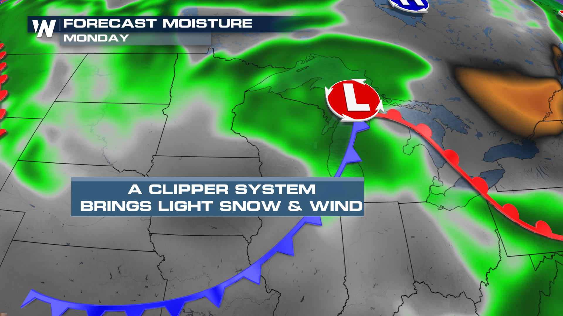 clipper-brings-impacts-to-the-northern-plains-and-great-lakes