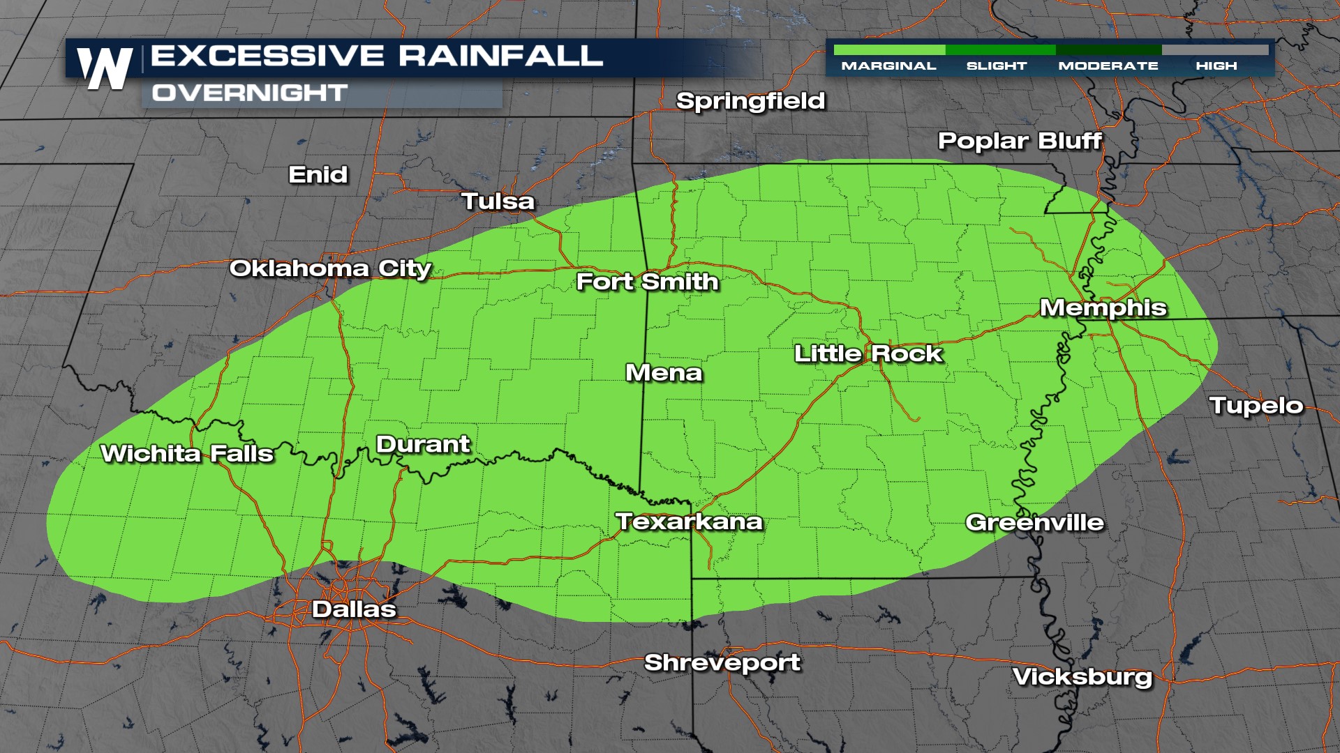 Heavy Rain Continues in the Southern Plains & Mid-South this Week ...