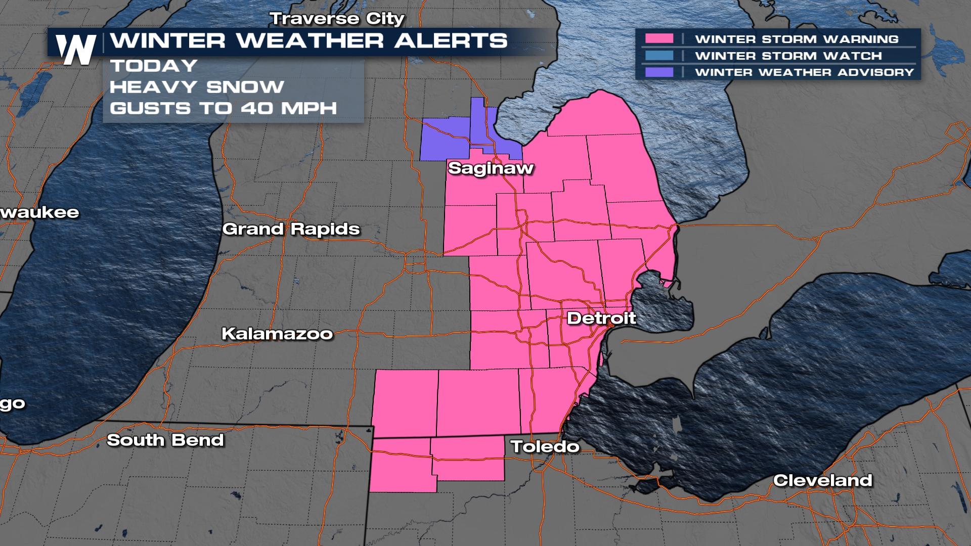 HEAVY, WET SNOW COMING TONIGHT & THURSDAY