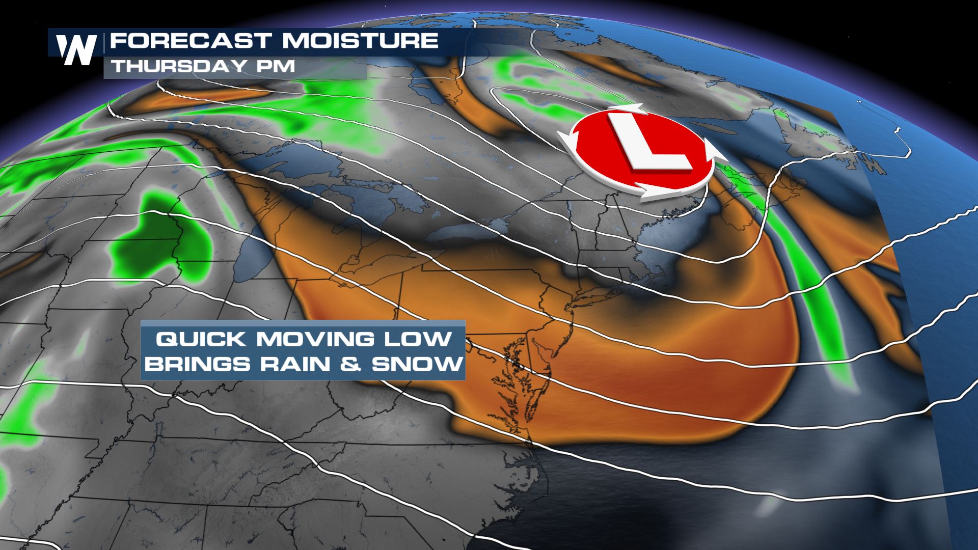 Snow Stretches From the Great Lakes to the Northeast - WeatherNation