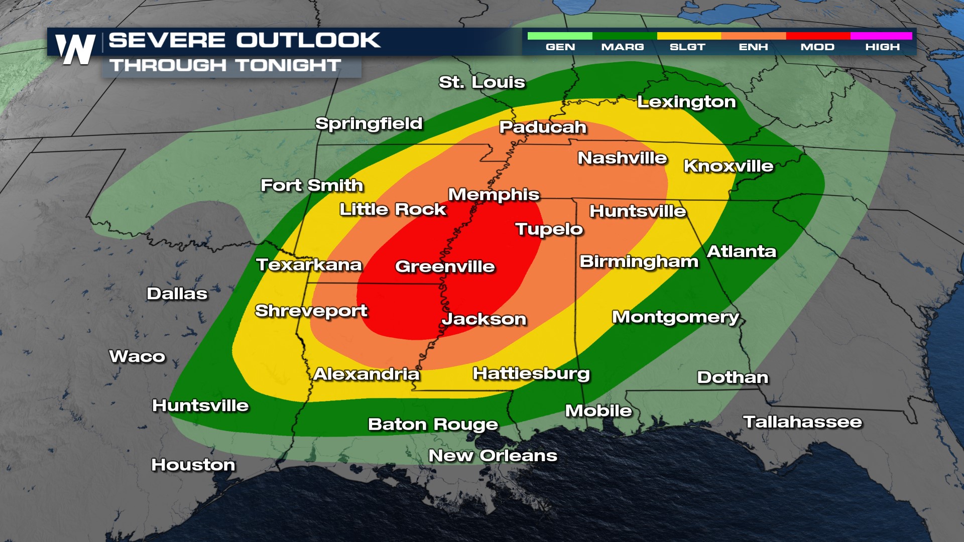 Eleven Confirmed Tornadoes in the South - Count Likely to Increase ...